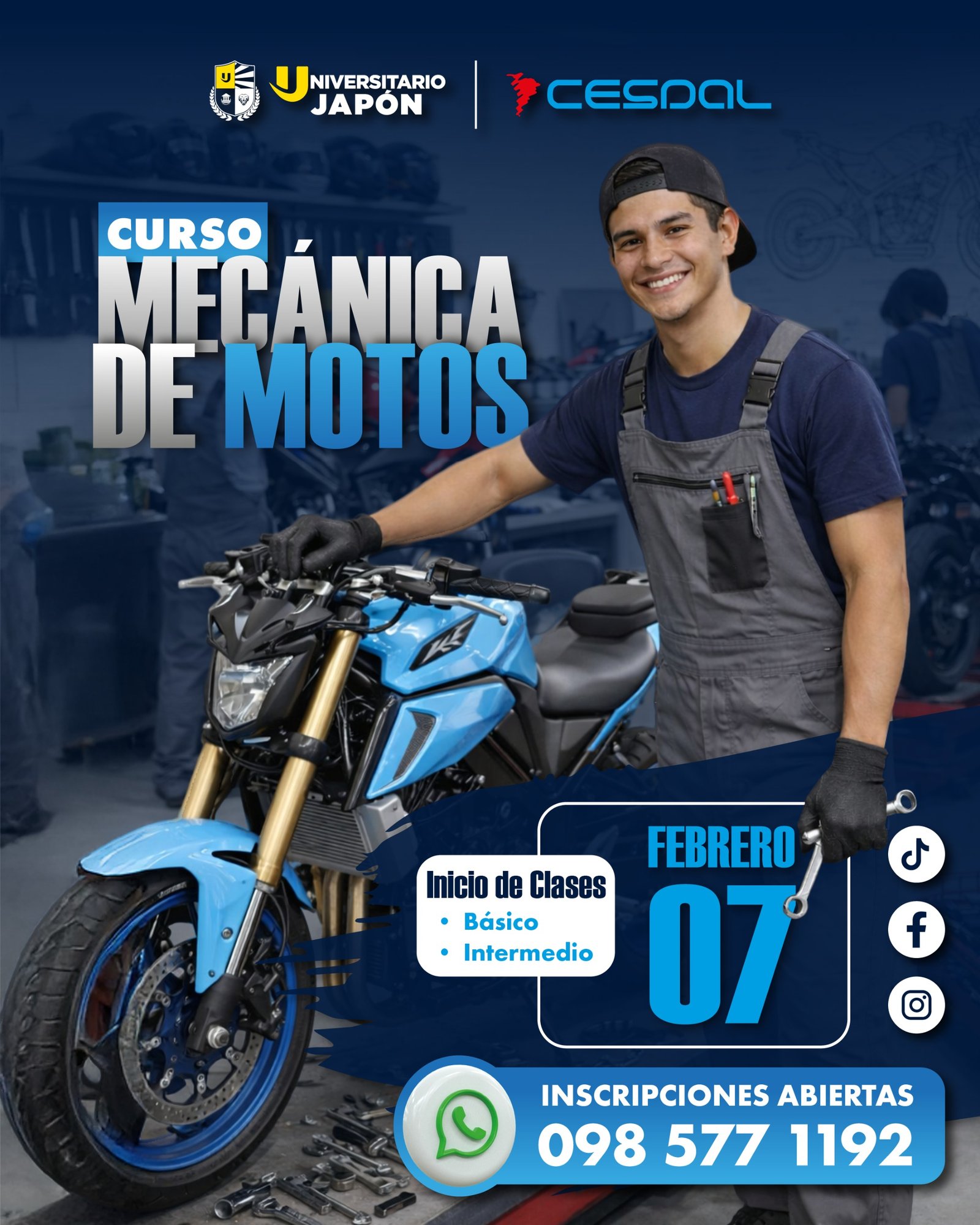 Curso de Mecánica de Motos CESDAL - Ampliación de fechas